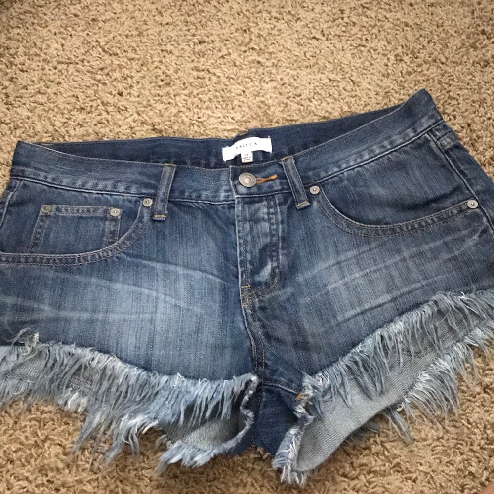 Aritzia Talula cut off jean shorts sz. 29!